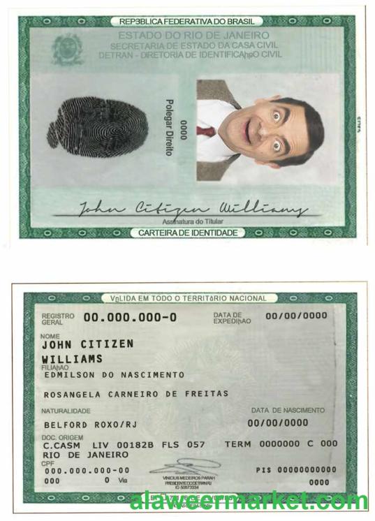 Brazil ID template in PSD format, fully editable (2010 - present) (3)